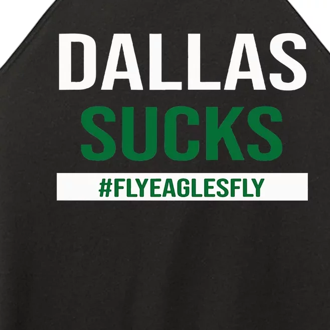 Dallas Sucks Funny Gag Gift for Philly Sports Fans Women’s Perfect Tri Rocker Tank