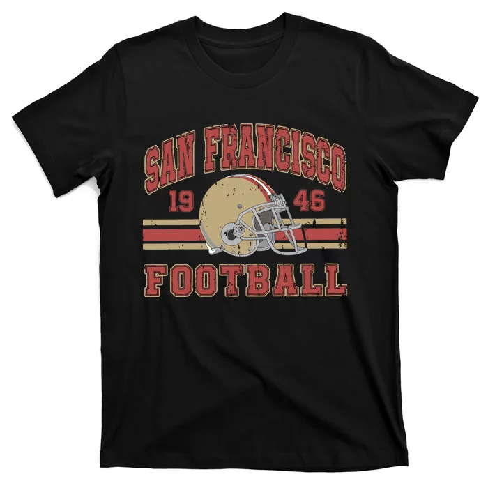 Distressed San Francisco Football T-Shirt