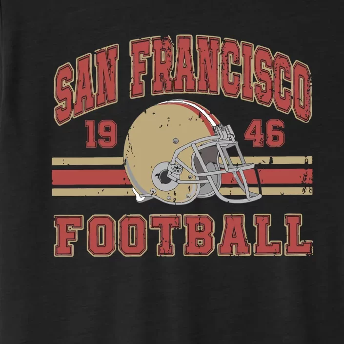 Distressed San Francisco Football ChromaSoft Performance T-Shirt