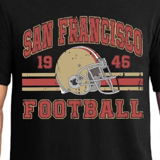 Distressed San Francisco Football Pajama Set