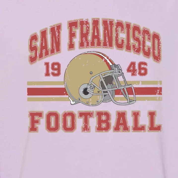 Distressed San Francisco Football Garment-Dyed Sweatshirt