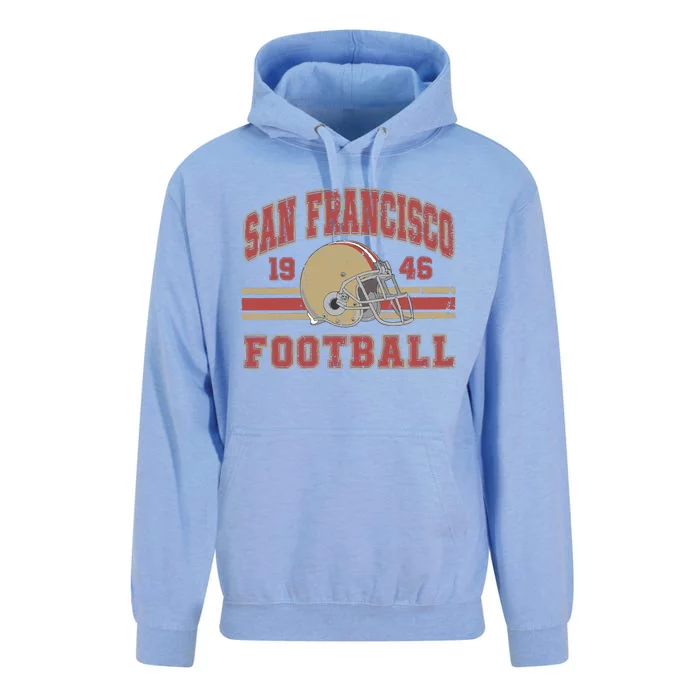 Distressed San Francisco Football Unisex Surf Hoodie