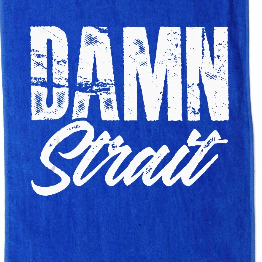 Damn S.T.R.A.I.T Folk Style Western Country Music Platinum Collection Golf Towel