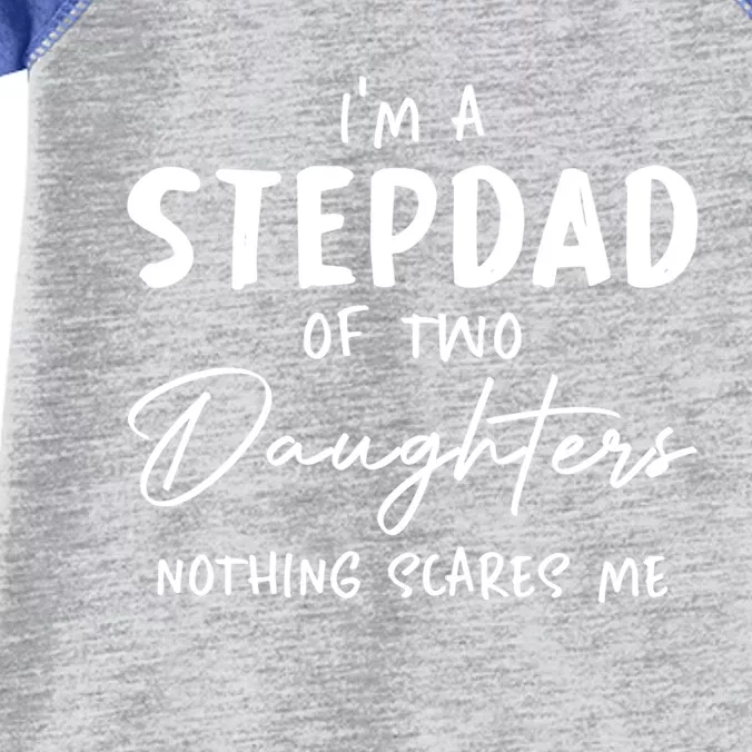 Daughters Stepfather Family Daddy Fathers Day Funny Stepdad Gift Infant Baby Jersey Bodysuit