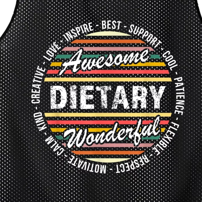 Dietary Shirts Food Service Week Dietary Appreciation Gifts Mesh Reversible Basketball Jersey Tank