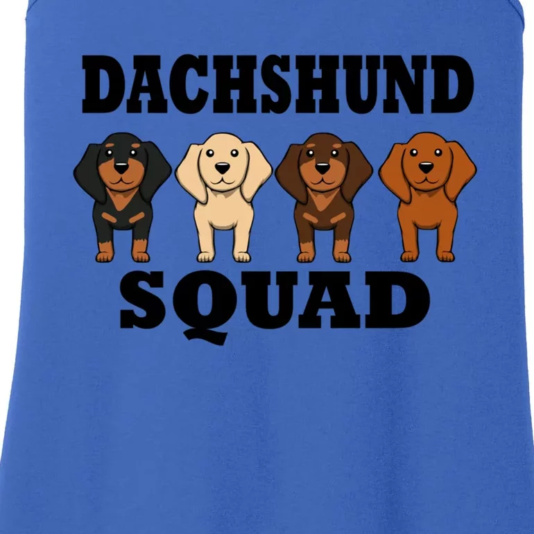 Dachshund Squad Funny Dog Team Pet Meaningful Gift Ladies Essential Tank