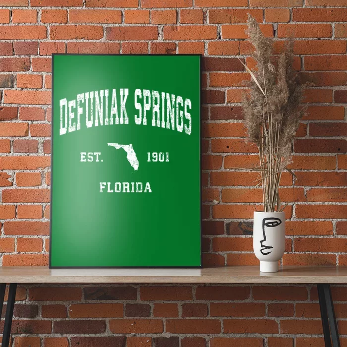 Defuniak Springs Florida Fl Vintage Athletic Poster