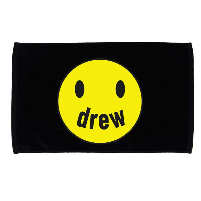 Drew Smile Face Drew Happy Face Drew Microfiber Hand Towel