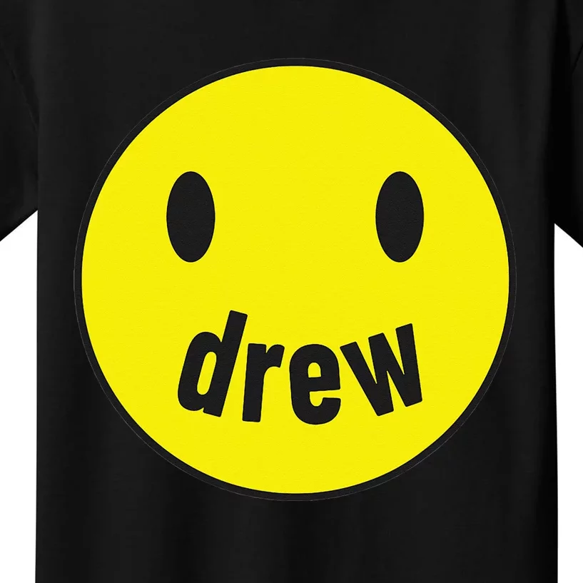 Drew Smile Face Drew Happy Face Drew Kids T-Shirt