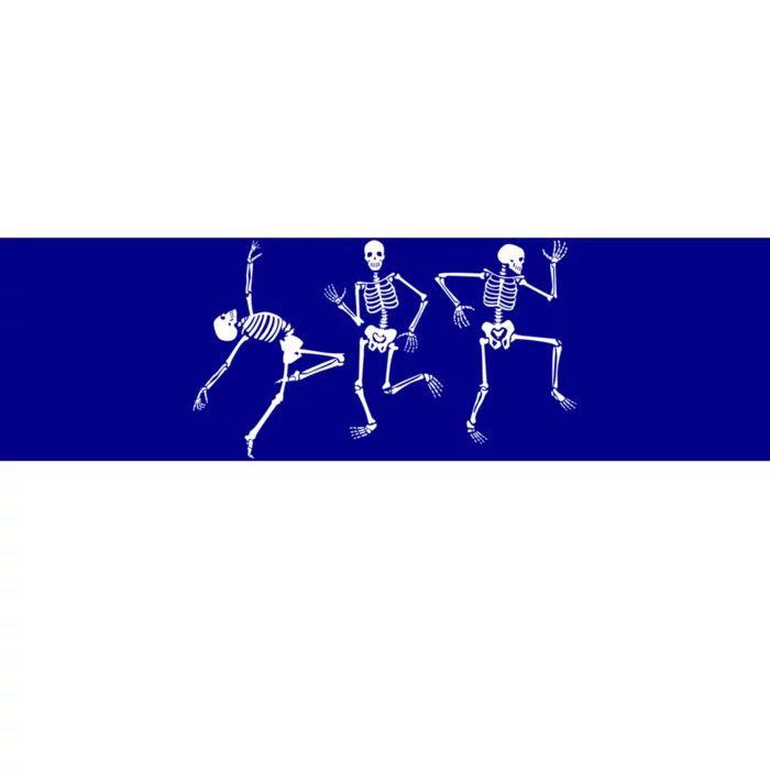 Dancing Skeleton Gift Bumper Sticker