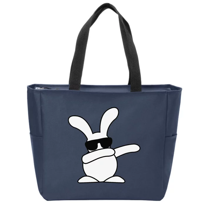 Dabbing Swag Ghetto Easter Bunny Dab Zip Tote Bag