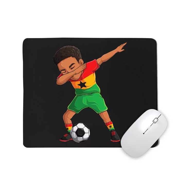 Dabbing Soccer  Ghana Jersey Ghanaian Football Mousepad