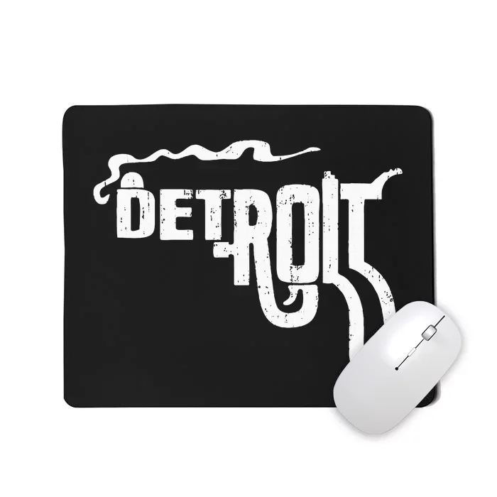 Detroit Smoking Gun Vintage Mousepad