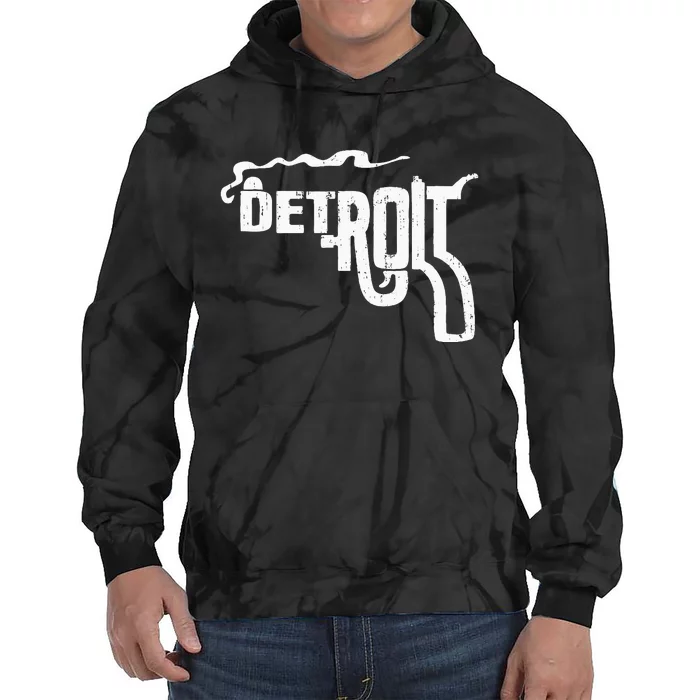 Detroit Smoking Gun Vintage Tie Dye Hoodie