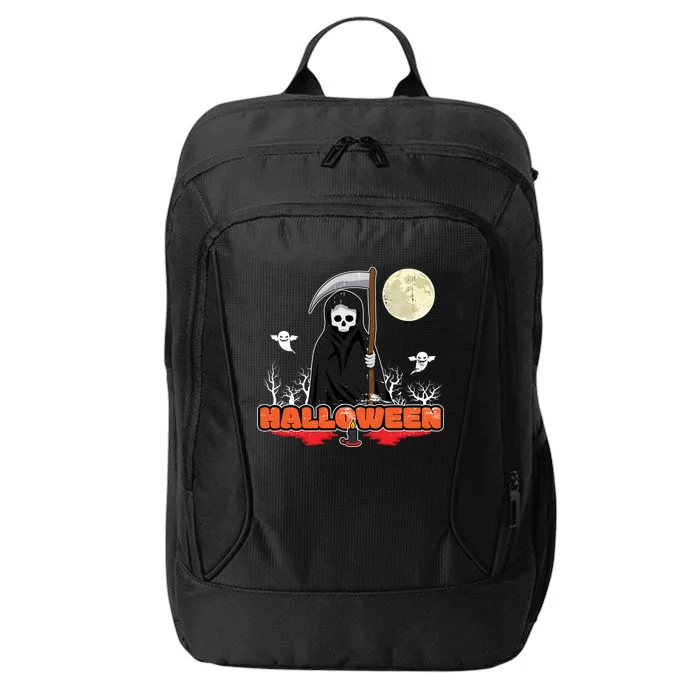 Deadly Season Greetings For Halloween Lovers Great Gift City Backpack