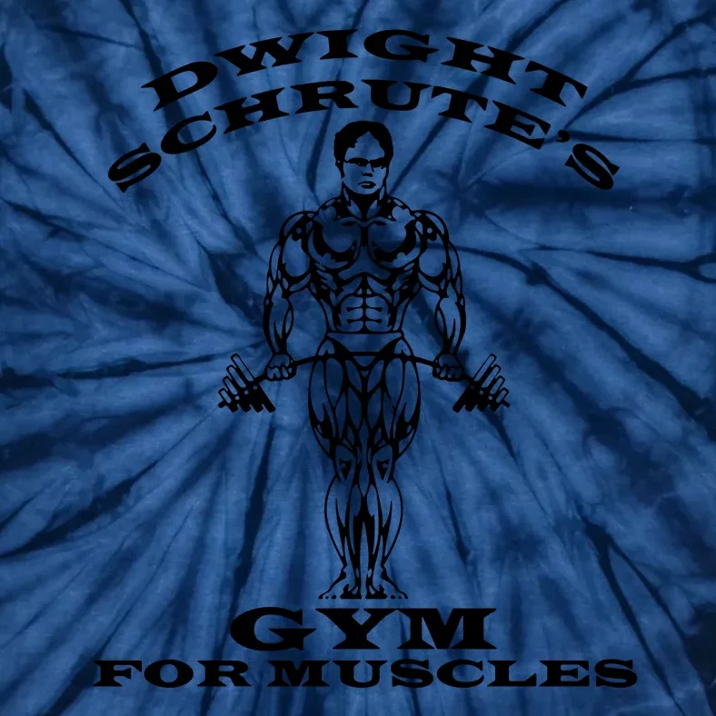 Dwight Schrute's Gym For Muscles Tie-Dye T-Shirt