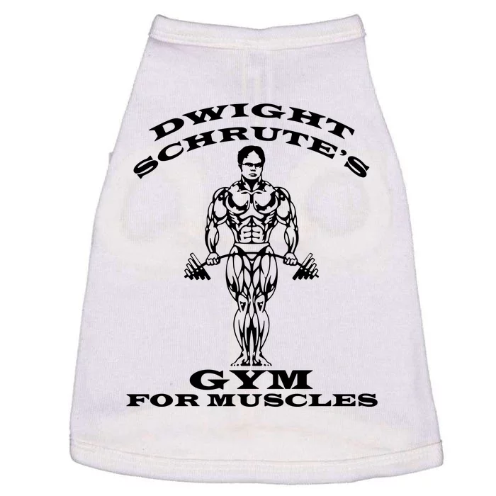 Dwight Schrute's Gym For Muscles Doggie Tank