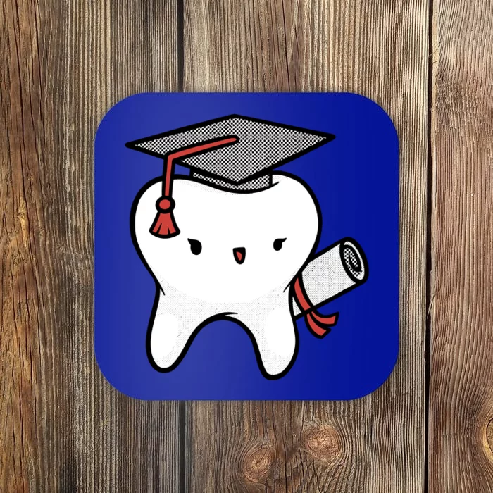 Dentist School Graduate Tooth Funny Gift Coaster