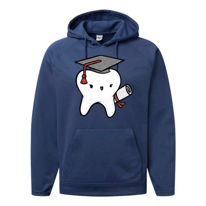 Dentist School Graduate Tooth Funny Gift Performance Fleece Hoodie