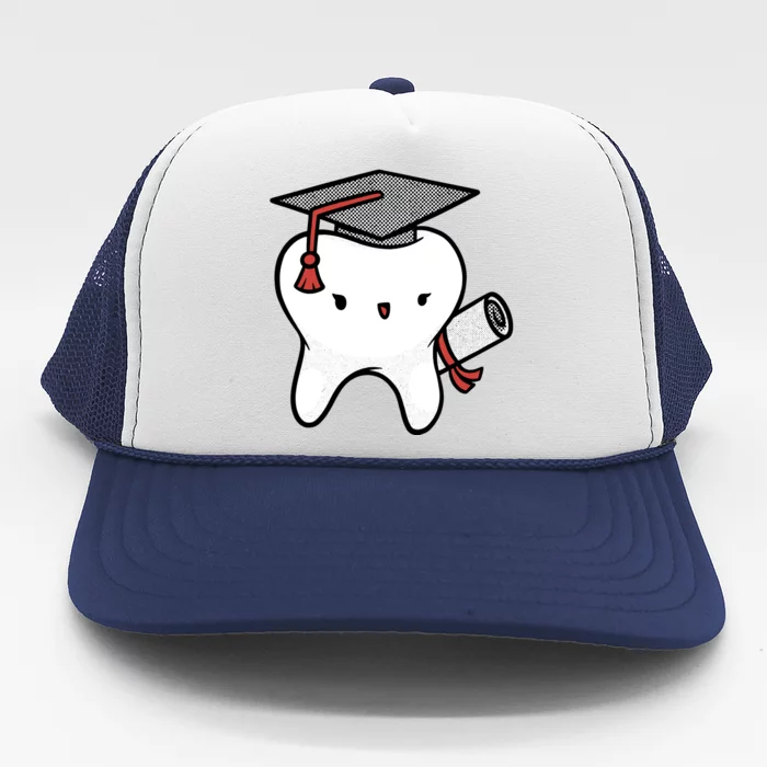 Dentist School Graduate Tooth Funny Gift Trucker Hat