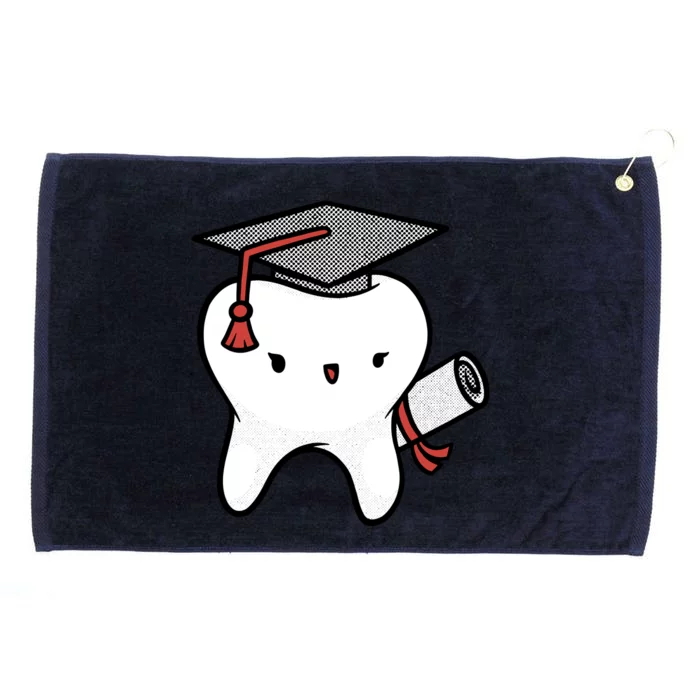 Dentist School Graduate Tooth Funny Gift Grommeted Golf Towel