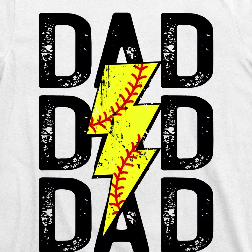 Dad Softball Game Day T-Shirt