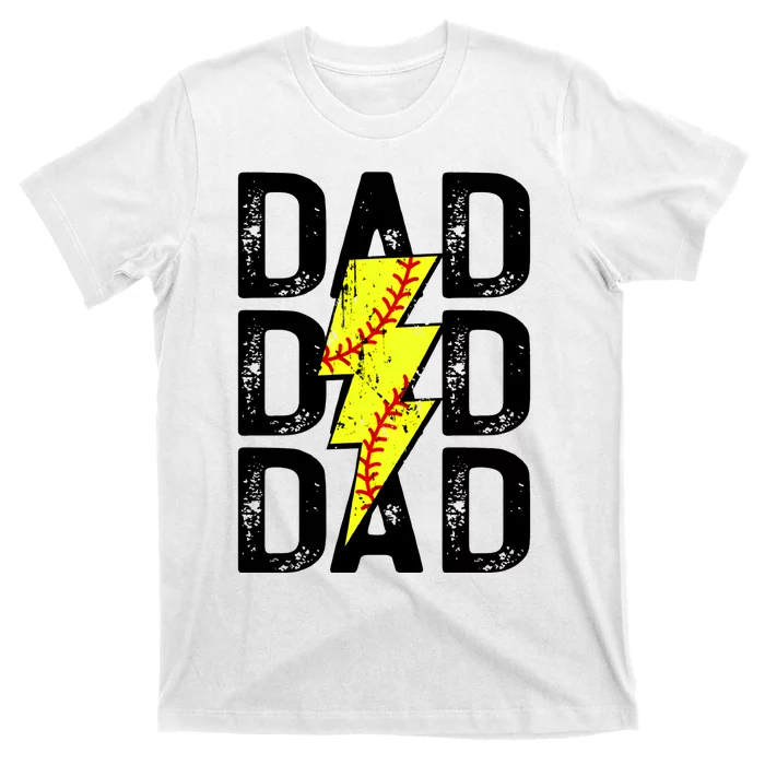 Dad Softball Game Day T-Shirt