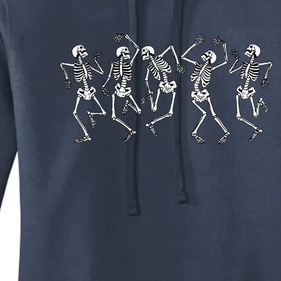 Dancing Skeleton Gothic Goth Spooky Womens Halloween Women's Pullover Hoodie