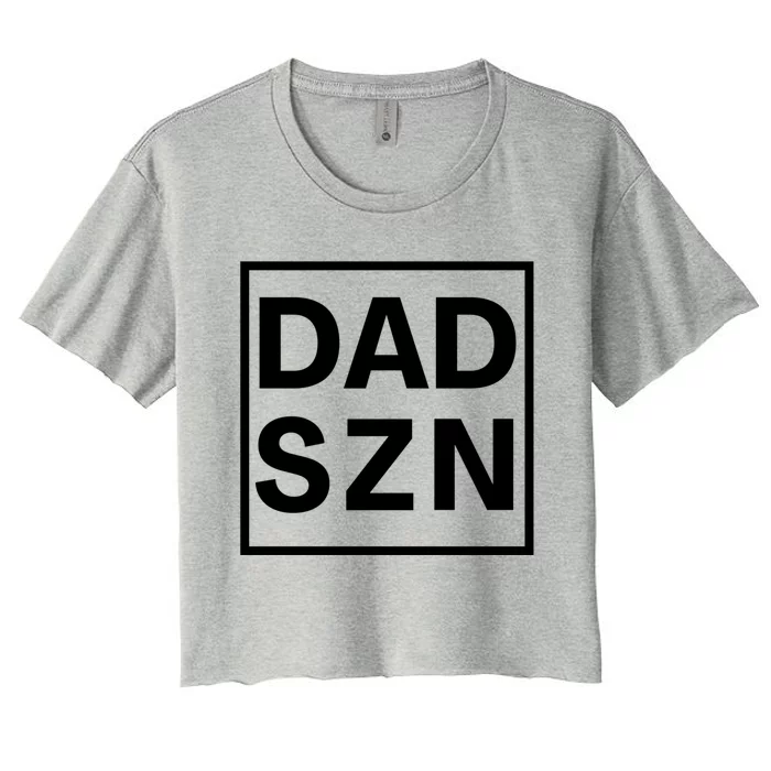 Dad Season Gift Dad Life Dad Dad Twin Dad Great Gift Women's Crop Top Tee