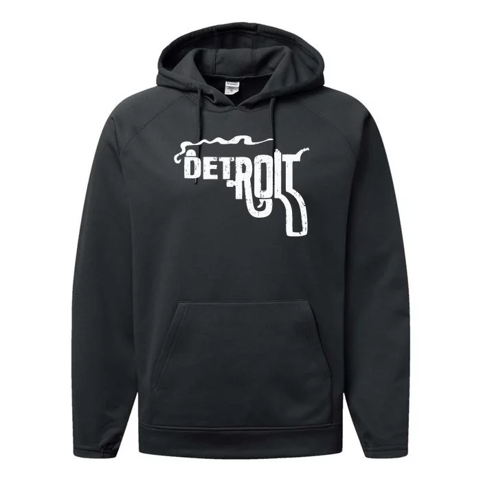 Detroit Smoking Gun Vintage Performance Fleece Hoodie