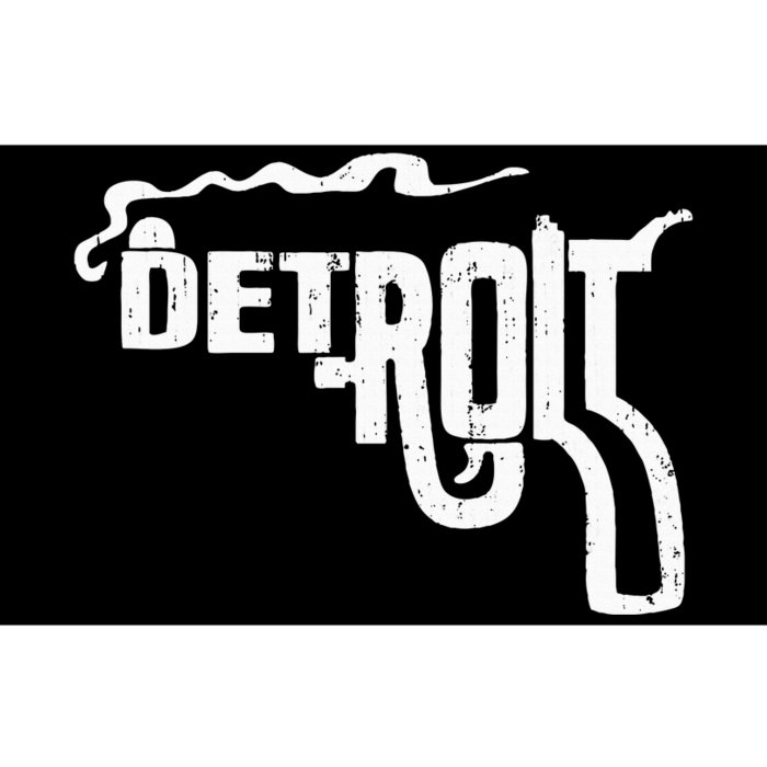 Detroit Smoking Gun Vintage Bumper Sticker