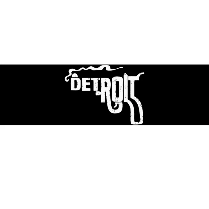 Detroit Smoking Gun Vintage Bumper Sticker