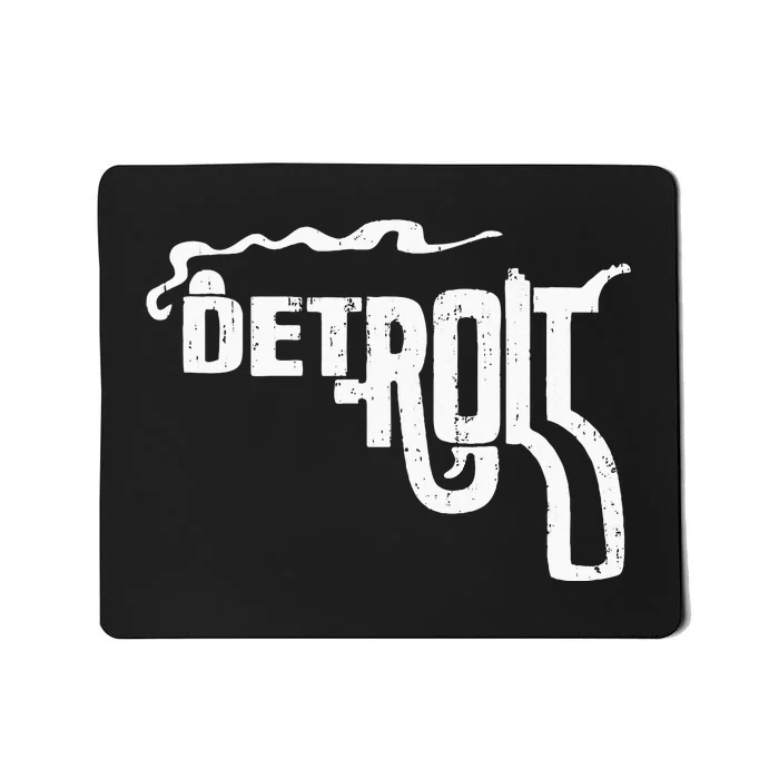 Detroit Smoking Gun Vintage Mousepad