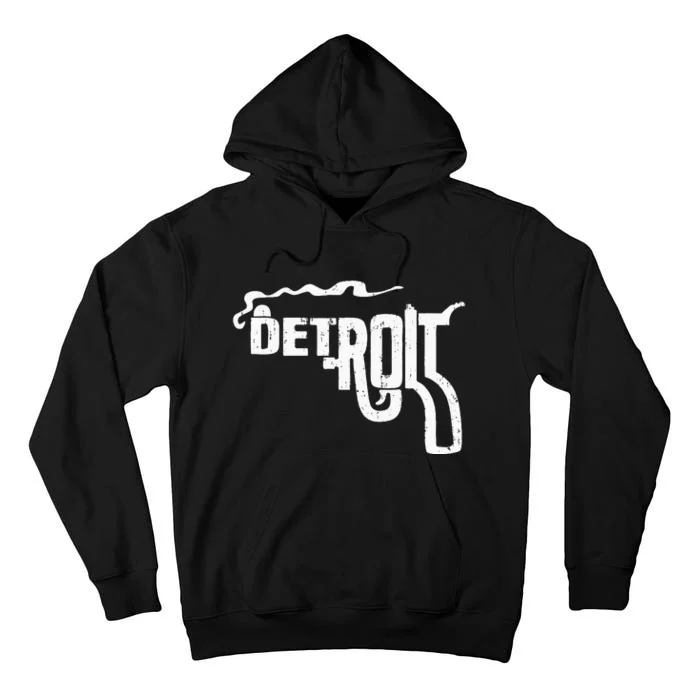 Detroit Smoking Gun Vintage Tall Hoodie