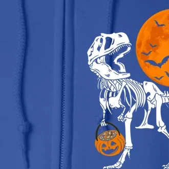 Dinosaur Skeleton Gift Halloween Great Gift And Gift Full Zip Hoodie