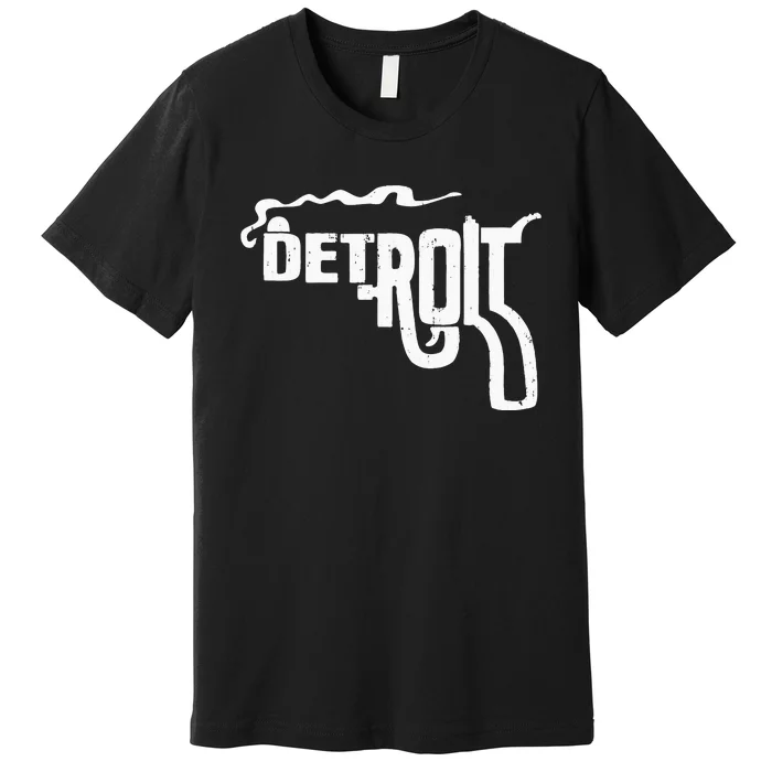 Detroit Smoking Gun Vintage Premium T-Shirt