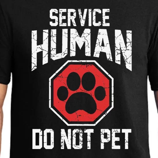 Dog Service Human Do Not Pet Pajama Set