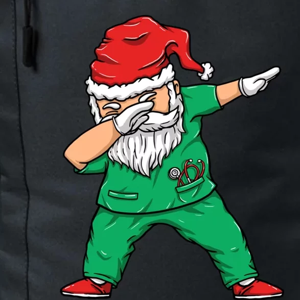 Dabbing Santa Holiday Doctor Christmas Scrubs Doctor Great Gift Daily Commute Backpack