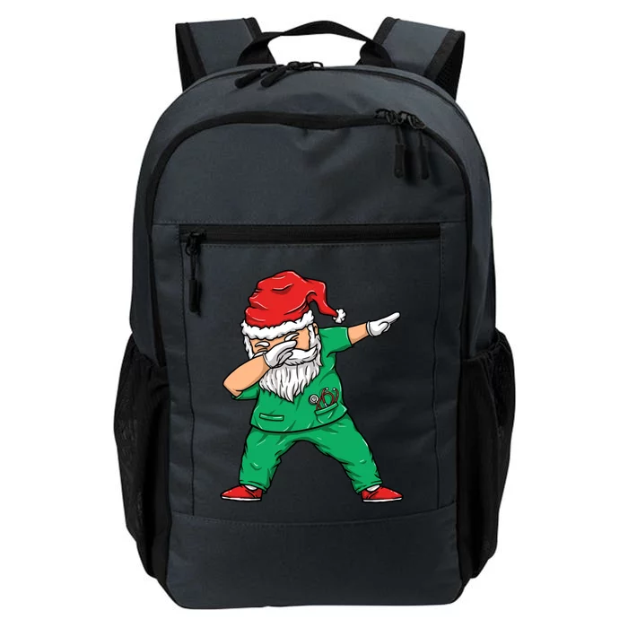 Dabbing Santa Holiday Doctor Christmas Scrubs Doctor Great Gift Daily Commute Backpack