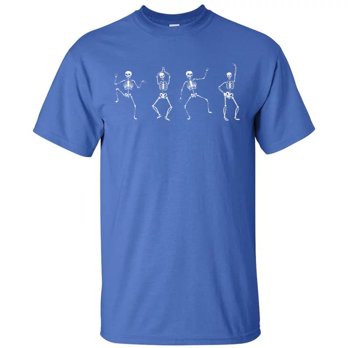 Dancing Skeletons Halloween Dance Challenge Tall T-Shirt