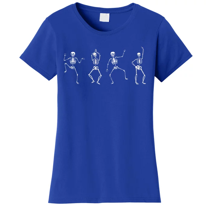 Dancing Skeletons Halloween Dance Challenge Women's T-Shirt