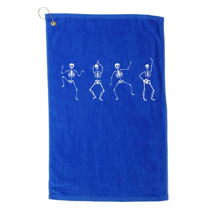 Dancing Skeletons Halloween Dance Challenge Platinum Collection Golf Towel