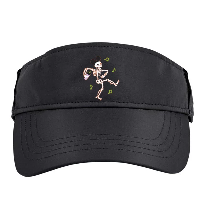 Dancing Skeleton Halloween Adult Drive Performance Visor