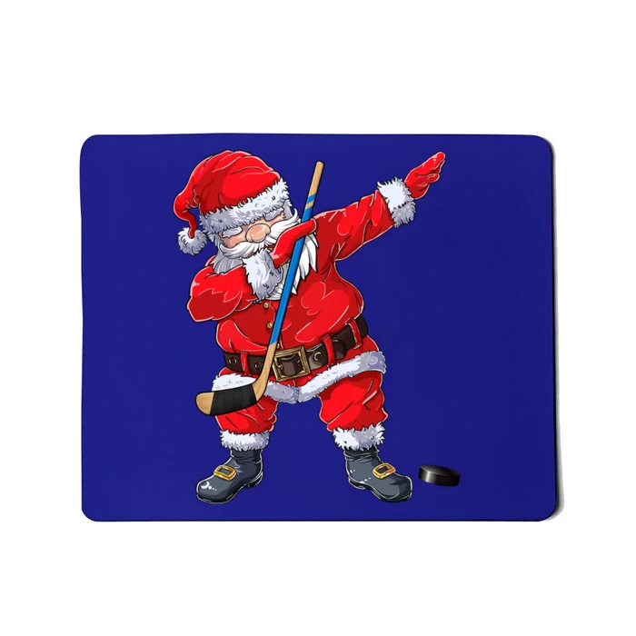 Dabbing Santa Hockey Christmas Xmas Gift Gift Mousepad