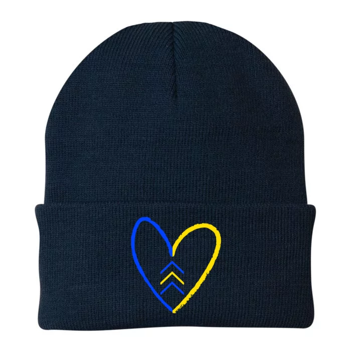 Down Syndrome Heart Arrow Knit Cap Winter Beanie