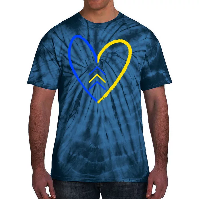 Down Syndrome Heart Arrow Tie-Dye T-Shirt