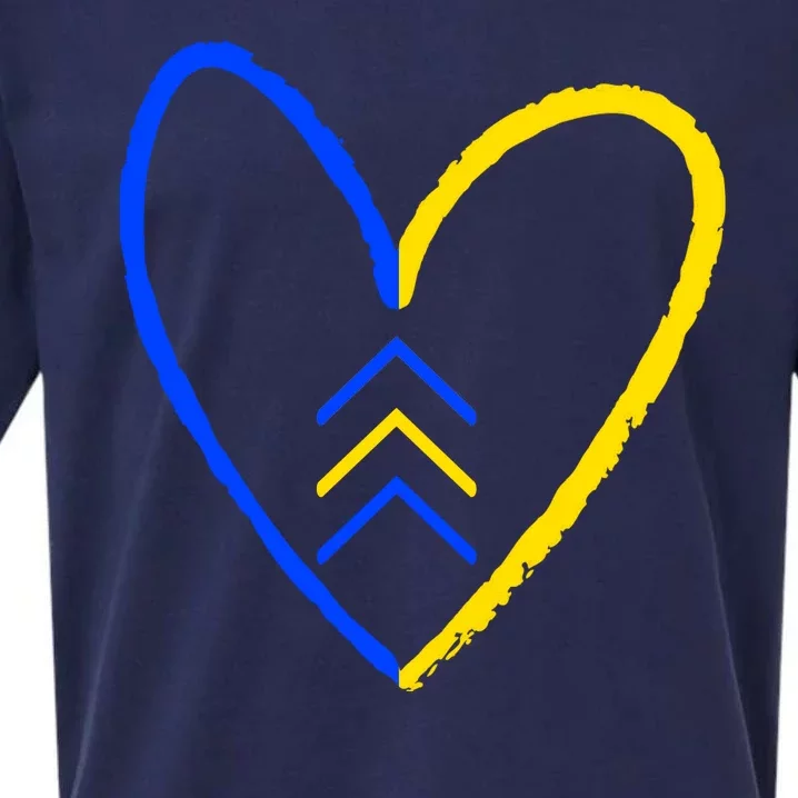 Down Syndrome Heart Arrow Sueded Cloud Jersey T-Shirt