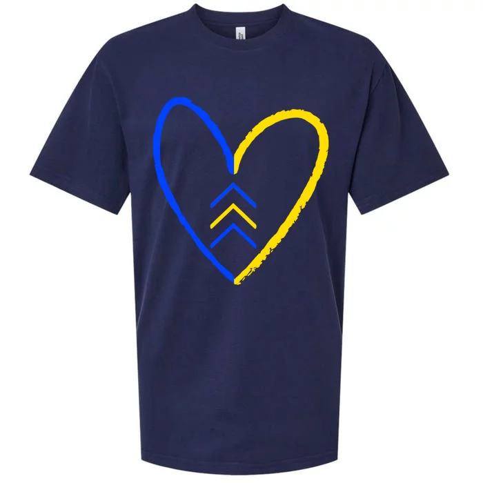 Down Syndrome Heart Arrow Sueded Cloud Jersey T-Shirt