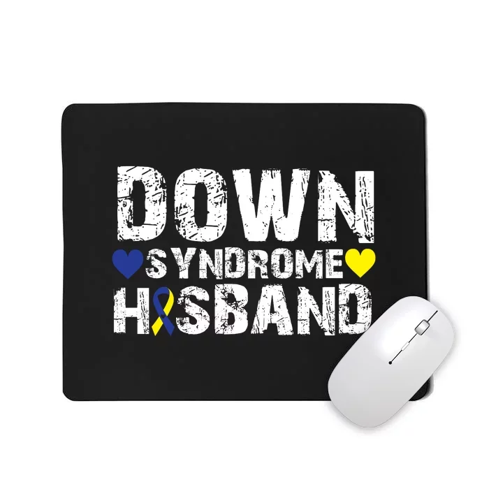 Down Syndrome Husband Family Matching For Down Syndrome Awareness Gift Mousepad