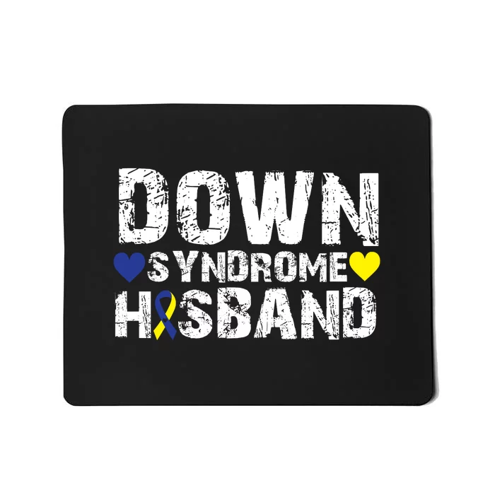 Down Syndrome Husband Family Matching For Down Syndrome Awareness Gift Mousepad